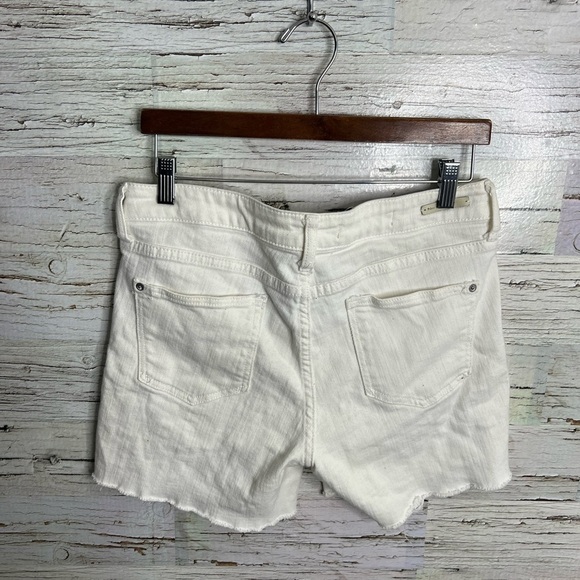 Anthropologie white pilcro and the letterpress white shorts denim jean size 28 - Picture 4 of 4